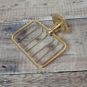 Porte-savon en métal avec plateau anti-goutte amovible, organisateur de savon pour évier de cuisine et comptoir de salle de bain - Product Image 1