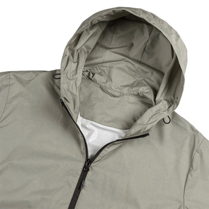 Professional Design <b>Canvas</b> Softshell <b>Jackets</b> Solid Color Zipper Closure Casual Winter Wear Hooded Waterproof Front Unisex - Product Image 3