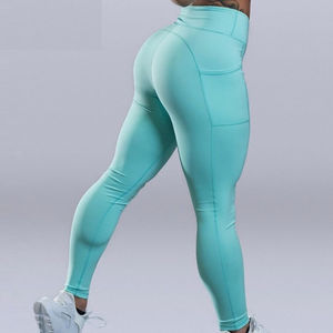 Leggings de compression taille haute respirants pour femmes, leggings de yoga, vêtements de sport pour la gym, logo personnalisé, style décontracté, leggings de yoga pour femmes - Product Image 5