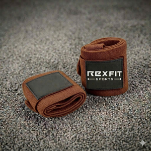 Rexfit Sport Elastic Wrist Wraps Heavy Duty Support Straps for Gym <b>Workout</b> <b>Bench</b> Press Powerlifting - Product Image 2
