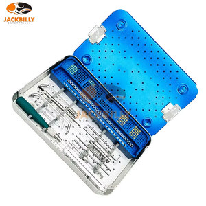Kit complet d'instruments chirurgicaux orthopédiques vétérinaires avec système de plaques de blocage en acier inoxydable et source d'alimentation manuelle - Product Image 2