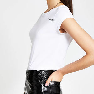 Camiseta de Moda Urbana para Mujer, Corte Holgado, Estilo Casual, Manga Corta, Logotipo Personalizado, Top de Moda Urbana para Verano - Product Image 3