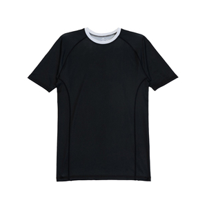 Camiseta de Compresión de Secado Rápido Negra para Hombre, Corte Regular, Top de Entrenamiento de MMA, Talla Adulto - Product Image 1