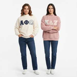 Pull à col roulé brodé Sigma pour femme, vert, tricoté, motif lettres, tenue décontractée d'automne - Product Image 6