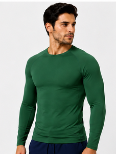 Medical Scrub <b>Undershirt</b> Unisex <b>Long</b> <b>Sleeve</b> Breathable Nursing Work Shirt Quick Dry Slim Fit Hospital Uniform Wholes - Product Image 6