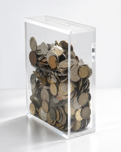 2025 High Demand Transparent Jewish Acrylic Lucite Judaica <b>Donation</b> Charity <b>Box</b> Custom Jewish Acrylic Lucite Tzedakah <b>Box</b> - Product Image 1