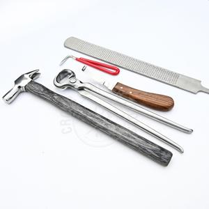 Juego Completo de Herramientas para Herrador de Caballos con Alicates para Pezuñas de 12″, Cuchillo para Pezuñas de Acero Inoxidable, Cuchilla Estrecha Afilada, Martillo de Empuje y Gancho Básico - Product Image 6