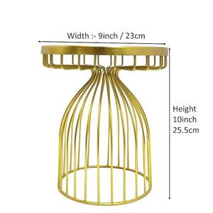 Support à gâteau en métal de qualité supérieure pour la décoration de mariage, élégant présentoir à desserts pour les fêtes et les pâtisseries - Product Image 2