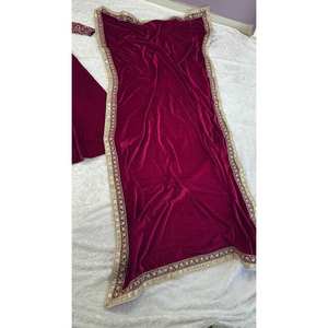 Designer Evening <b>Dresses</b> <b>Party</b> Wear Lehenga Choli with Zari Thread Work - Product Image 4