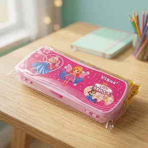 Estuche para Lápices Vikas MAXO de la Mejor Calidad, Organizador de Papelería Premium para Niños y Estudiantes Escolares con Gran Capacidad y Resistencia, en Venta - Product Image 4