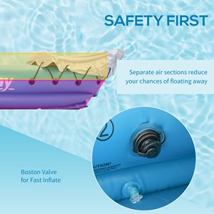 Kayak Inflable K2 Azul para 2 Personas, Bote Inflable Portátil con Remos de Aluminio, Kit de Reparación Incluido - Product Image 4