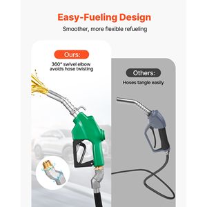 Pompa Carburante Automatica a 3 Velocità con Attacco NPT da 1 Pollice, Flusso Massimo 21.6 GPM, Girevole, per Diesel e Gas, Attrezzatura per la Lavorazione del Petrolio - Product Image 3