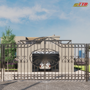 Portail en fer élégant TTD Secure, 100 % ingrédients du Vietnam (Ho Chi Minh), design de mur composé - Product Image 3