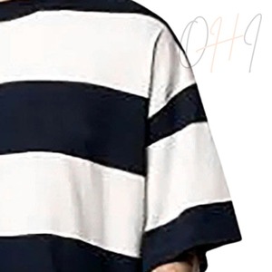 T-shirt en jersey 100% coton tie-dye noir et blanc surdimensionné pour homme |   T-shirt d'été décontracté à col rond et manches courtes avec impression numérique - Product Image 4