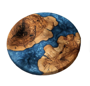 Natural House Decorative Handmade Olive Wood and Resin Cutting Cheese Charcuterie Boards for Housewarming Gifts Decorative - Product Image 4