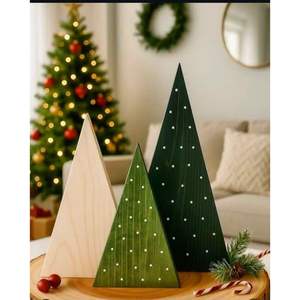 Sapin de Noël élégant en MDF et en bois, l'accent parfait pour la maison pendant la saison festive - Product Image 5