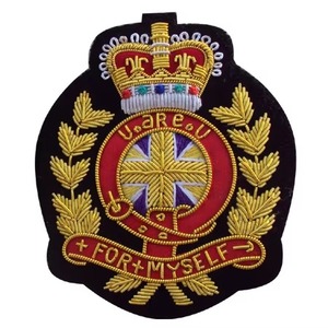 Top High Quality Hand Embroidered 3D Bullion Badges New Luxury Square Sequins Sew-On Custom Logo Wholesale Supplier Bullion <b>Wire</b> - Product Image 5