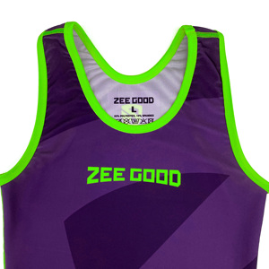 Custom Designed Wrestling <b>Singlet</b> Men Stretch Fit Sleeveless Gear with Moisture Wicking Fabric for Gym and Training - Product Image 3
