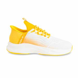 รองเท้าผ้าใบลำลองผู้หญิงสีเหลืองรองเท้าอินเทรนด์ผ้าใบ AT7357 - Product Image 4