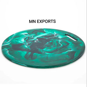 Planche à découper en résine de qualité supérieure 2025, design mixte, pour légumes et viande, en acrylique véritable, par MN EXPORTS - Product Image 1