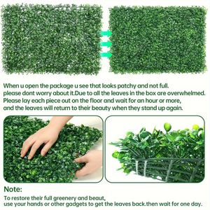 12 Pannelli di Siepe Artificiale Realistica 24x16 Pollici, Schermo Privacy per Esterni, Recinzione, Decorazione per Giardino, Patio, Divisori per Ambienti - Product Image 5