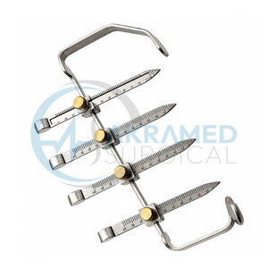 เครื่องวัดจมูกแบบโปรเจคโตมิเตอร์ของเดวิส ทำจากสแตนเลส ได้รับการรับรองมาตรฐาน CE ใช้สำหรับศัลยกรรมตกแต่ง สามารถนำกลับมาใช้ซ้ำได้ - Product Image 1