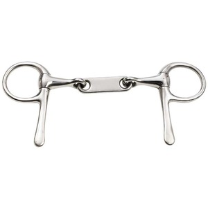 Bocado de Brida de Acero Inoxidable Veterinario con Boca de Media Cuchara y Eslabón Francés, Pulido y Liso, Disponible para Todos los Caballos - Product Image 5