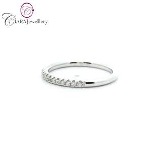 Venta Directa de Fábrica, Anillo de Boda para Mujer en Oro Blanco/Amarillo/Rosa de 18K, Estilo Clásico, Anillo de Compromiso con Diamante Natural - Product Image 2