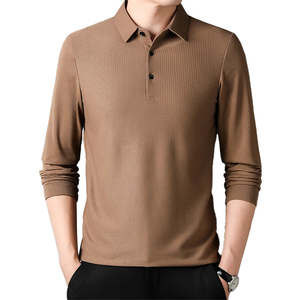 Camiseta de Manga Larga para Hombre, Diseño Personalizado 2026, 100% Algodón, Secado Rápido, Color Sólido, Transpirable, Estilo Casual, ODM OEM - Product Image 1