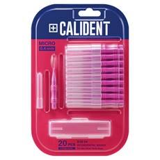 Calident Micro 0.4mm Interdental Brush 20-Piece Pack 1pc Toothbrush