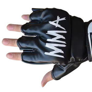 Guantes de MMA de Cuero Resistentes Hechos a Medida con Correa de Muñeca Ajustable y Absorción de Humedad, Guantes de MMA de Alta Calidad al por Mayor - Product Image 3