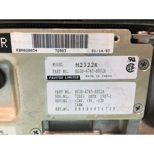Disco Duro Fujitsu M2322K de 8 Pulgadas, B03B-4745-B002A - Equipo y Piezas de Semiconductores de Confianza de Marca Global - Product Image 3