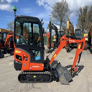 Mini-excavatrice Kubota KX018-4 sur chenilles à vendre, faible nombre d'heures de travail, petite benne - Product Image 1