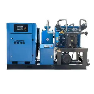 Hot Sale High Pressure Booster 15kw Screw Type air compressor 30bar 40bar for PET blowing machine 2.0m3/min