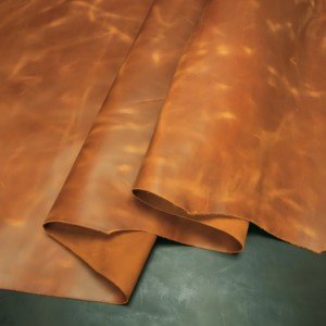 Casual Luxury Brown Hard Wax <b>Pull</b> Up Cowhide Leather Material Splendid For Custom Footwear Western <b>Boots</b> Everyday Tote Crafts - Product Image 6