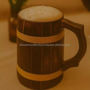 Taza de Café de Madera Premium Hecha a Mano en India, Producto de Exportación de la Mejor Calidad, Ofrecido al Precio Más Bajo, Suministro Mundial - Product Image 2