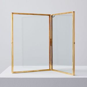 Luxury Antique Finish Metal And Glass Photo <b>Frame</b> for Premium Interior Styling and Home Decoration - Product Image 1