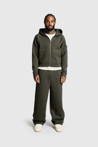 Ensemble de survêtement léger à capuche respirant pour l'été, taille US, avec logo personnalisé, couleur unie, manches longues, tenue de plage deux pièces - Product Image 2