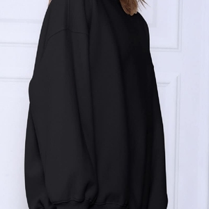 Sweat-shirt pour femmes, sweat-shirts en molleton de coton de haute qualité pour femmes, logo personnalisé, sweat-shirts et pulls pour femmes - Product Image 2