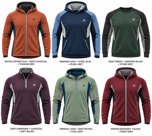 Sweat-shirts et sweats à capuche personnalisés, vêtements de golf |   Argile Cooper Matériellement Adoucie, Six Variations de Couleurs |   Fabricant OEM ODM |   X Sports City | - Product Image 5