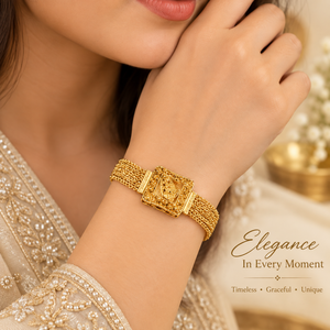 Parure de collier long à pampilles carrées superposées plaqué or 24 carats pour femme, avec boucles d'oreilles, bracelet et bague assortis en cuivre et laiton, pour fiançailles et mariage - Product Image 3