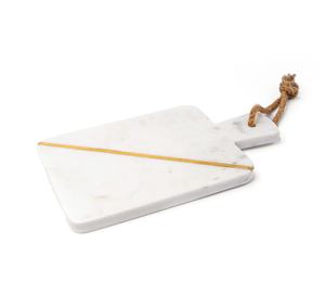 Planche à découper en marbre, accessoires de cuisine en pierre blanche, blocs à découper artisanaux, planche à découper carrée - Product Image 6