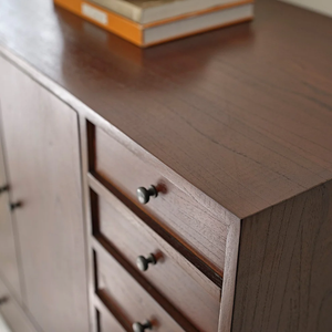 Modern Wood Bedside with Drawers and Doors Freestanding Home Furniture for Bedroom Living Room Entryway Home Office - Product Image 3