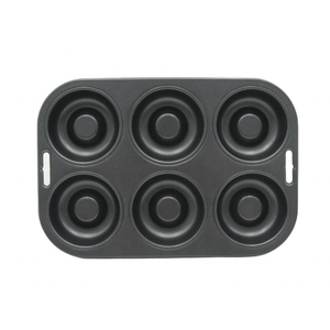 Mini Molde para Muffins de 6 Cavidades, Acero al Carbono Antiadherente, Buen Rendimiento de Desmoldeo, Herramienta para Hornear en Casa, Platos y Moldes para Hornear - Product Image 4