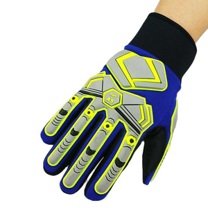 Leather Work Gloves Work Gloves Men Mechanic <b>Split</b> Leather Design Heavy Duty Industrial Safety Gloves Fits Both Men & Women - Product Image 5