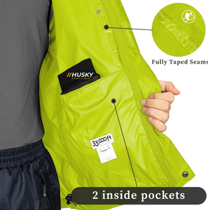 Custom Style Men's Rain <b>Jackets</b> Waterproof Windbreaker Men Casual Coat <b>Zipper</b> Closure Mountain Hiking Ski Rain Weather Unisex - Product Image 3