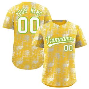 Maillot de baseball personnalisé imprimé ou brodé en mesh respirant et confortable en polyester avec option OEM - Product Image 2