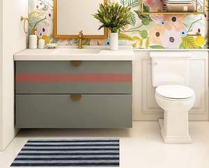 พรมเช็ดเท้าสำหรับบ้าน พรมยางสำหรับปูพื้น พรมกันลื่นสำหรับห้องน้ำ พรมปูพื้นสำนักงาน (ลายจาลี_สีเทา-ดำ ขนาด- 2x4 ฟุต) - Product Image 4