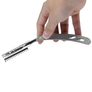 Navaja de Barbero Profesional Clásica de Hoja Recta para Adelgazar el Cabello, Calidad de Salón, Corte Preciso para un Peinado Suave - Product Image 3