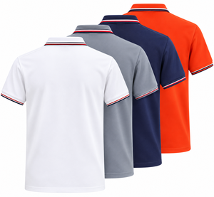 Camiseta Polo para Hombre, Manga Corta, Secado Rápido, Tejido de Malla Transpirable, Cuello Clásico, Logotipo Personalizado, Ropa Deportiva al por Mayor - Product Image 4